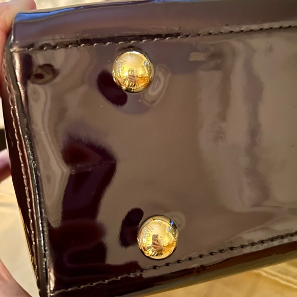 SOLD LOUIS VUITTON Amarante Monogram Vernis Melrose Avenue Bag - Picture 16 of 16